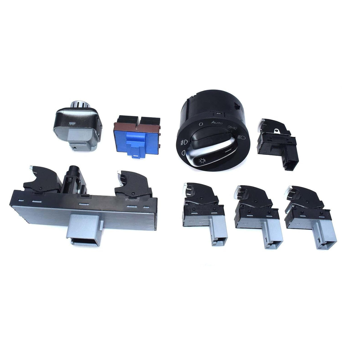 ya 6 8.14 Electric Windows Mirror Headlight Door Lock Fuel Tank Trunk Switch for VW for Golf 