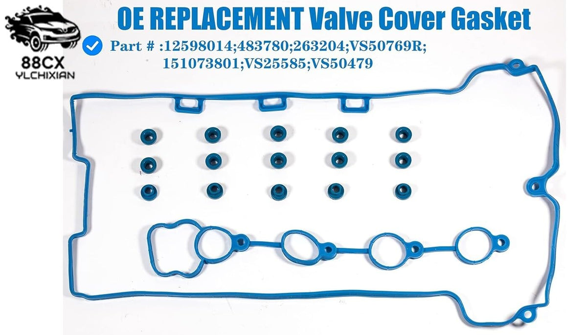 ya 5 8.10 Valve Cover Gasket Fit for Chevy Cobalt Malibu for Saturn Aura Vue for Pontiac Solstice 2.4L