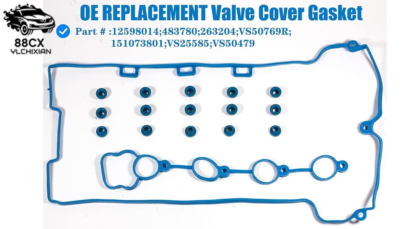 ya 8 8.24 baidi Valve Cover Gasket Fit for Chevy Cobalt Malibu for Saturn Aura Vue for Pontiac Solstice 2.4L