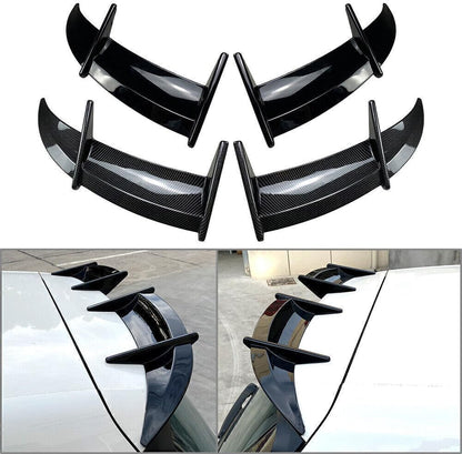 ya 4 8.14 for VW for Golf MK6 R 2008-2012 Car Rear Roof Spoiler Window Wing Lip