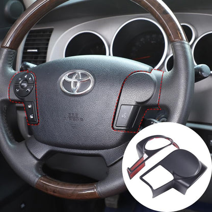 ya 23 10.7 baidi ABS Matte Black Steering Wheel Button F for Ram e Trim for Toyota Tundra 2007-2013-