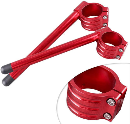 ya 4 8.14 for Suzuki GSXR 1000 600 750 TL1000Rx 50mm Fork Clip On ons Handle Handlebar Red