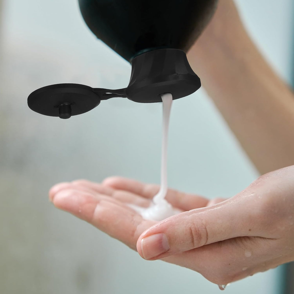 ya 14 9.20 baidi 3 Pcs Bottle Emptying Caps 3 Sizes Shampoo ide Down Bottle Caps, Grey-1
