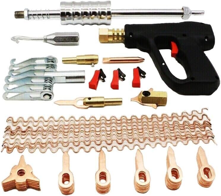 ya 4 8.14 81-piece Slotted Welding Machine clamp kit spot Welding Electrode Spotlight Welding Machine