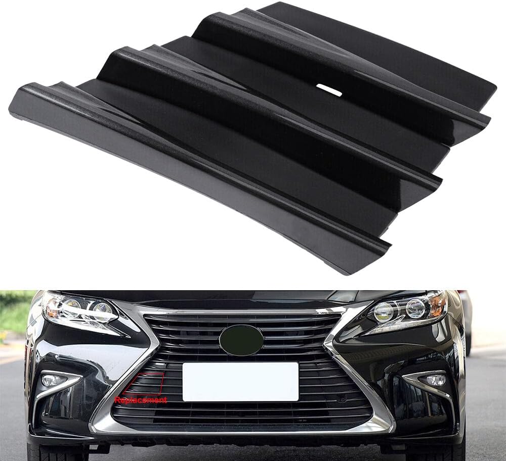 ya 27 10.13 baidi Front Bumper Tow Hook Cover Cap Black Fits for Lexus ES300h ES350 2016 2017 2018