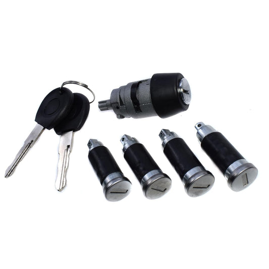 ya 5 8.10 Ignition Switch Lock + 4X Door Lock Barrel kit for VW MK4 Transporter T4 Caravelle