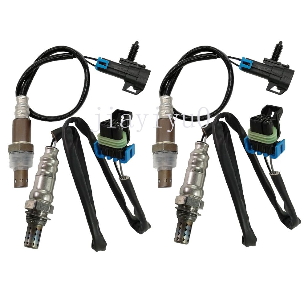 ya 4 8.8 4X Oxygen O2 Sensor for 2007 for Saab 9-7x for GMC Envoy for Buick Rainier 5.3L Upper+Lower