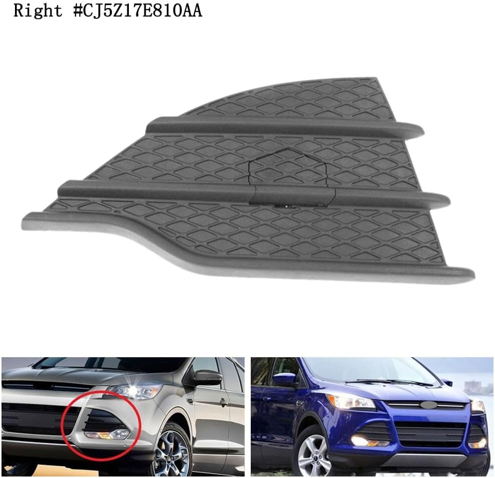 ya 13 9.15 baidi 1x Fog Light Cover Front Passenger Right Side Exterior Outside For for Ford ESCAPE