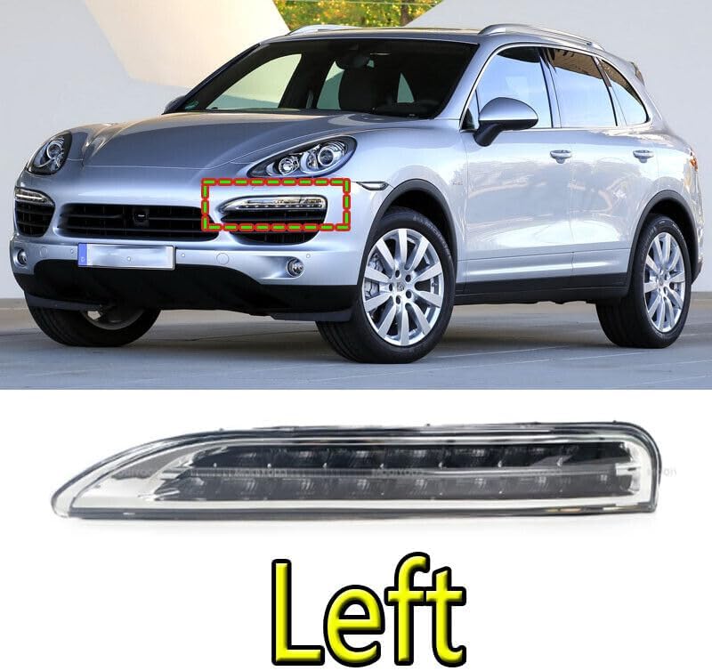 ya 2 8.15 Left suitable for Porsche Cayenne 2011-2014 front bumper daytime running light LED DRL