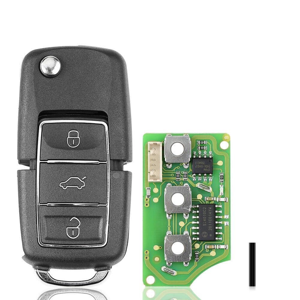 ya 3 8.24 baidi 5X XKB506EN Universal Wire Remote Key Flip 3 Buttons for V.W B5 VVDI Tool