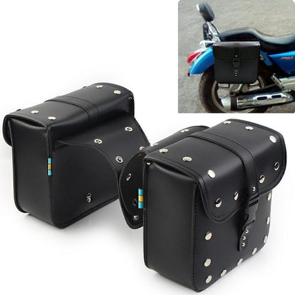 ya 11 9.14 baidiPair Universal Motorcycle Saddle Bags Side Storage Luggage Bag Fork Tool Pouch
