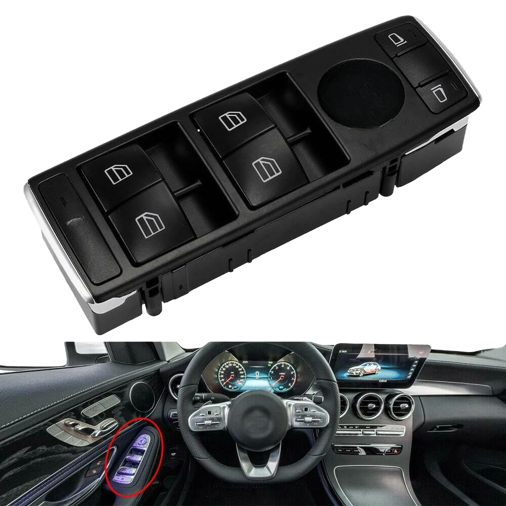 ya 9 10.24 Front Left Door Window Switch for Mercedes W204 W212 C250 C300 E350 2049055
