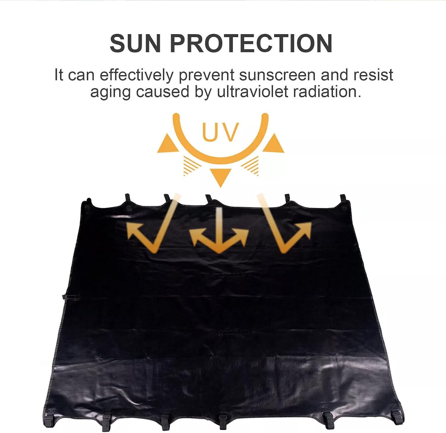 ya 4 8.14 Leather Top Roof Sunshade Kit Fits 1997-2006 for Jeep for Wrangler TJ Soft Cover