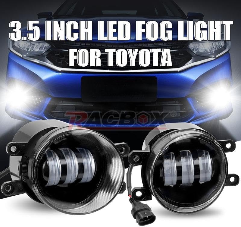 ya 9 10.24 2x Front Bumper LED Fog Light Lamps for Toyota Camry 2007-2014 2008 2009 2010 11
