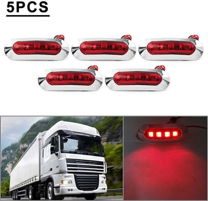 ya 4 8.8 Pack LED Side Clearance Markers Light Duty Car Truck Trailer Pickup 12V 24V 