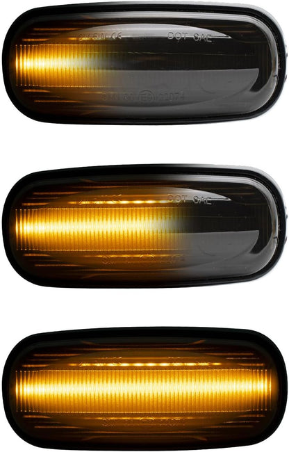 ya 11 9.14 baidiSmoked LED Side Indicator Light for Land Rover Discovery 2 lander 1 for Defender