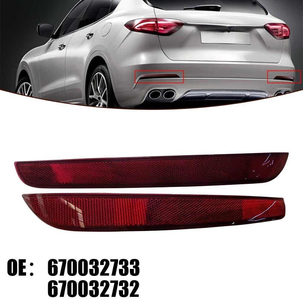 ya 4 8.14 Easy To Use Rear Bumper Reflective Fog Light for for Maserati for Levante 2