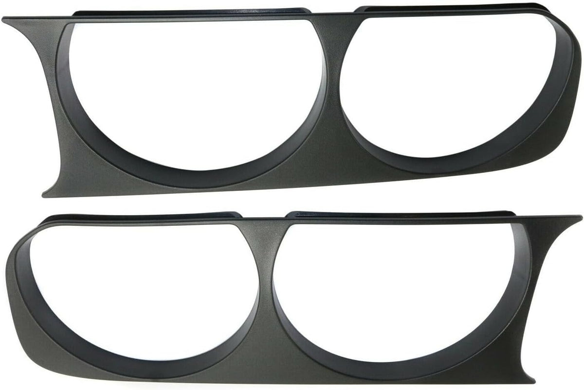 ya 10 9.16 zhengce Pair Front Black Headlight Bezel For 2008-2014 for Dodge for Challenger Lef
