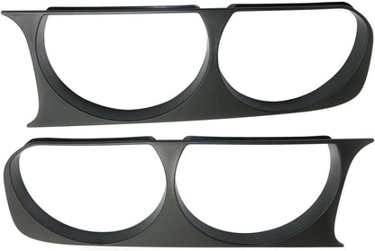 ya 10 9.16 zhengce Pair Front Black Headlight Bezel For 2008-2014 for Dodge for Challenger Lef