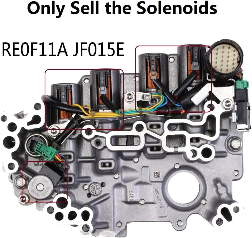ya 4 8.14 JF015E RE0F11A CTV Transmission Solenoid Valve Kit for Nissan Note Tiida for Chevrolet
