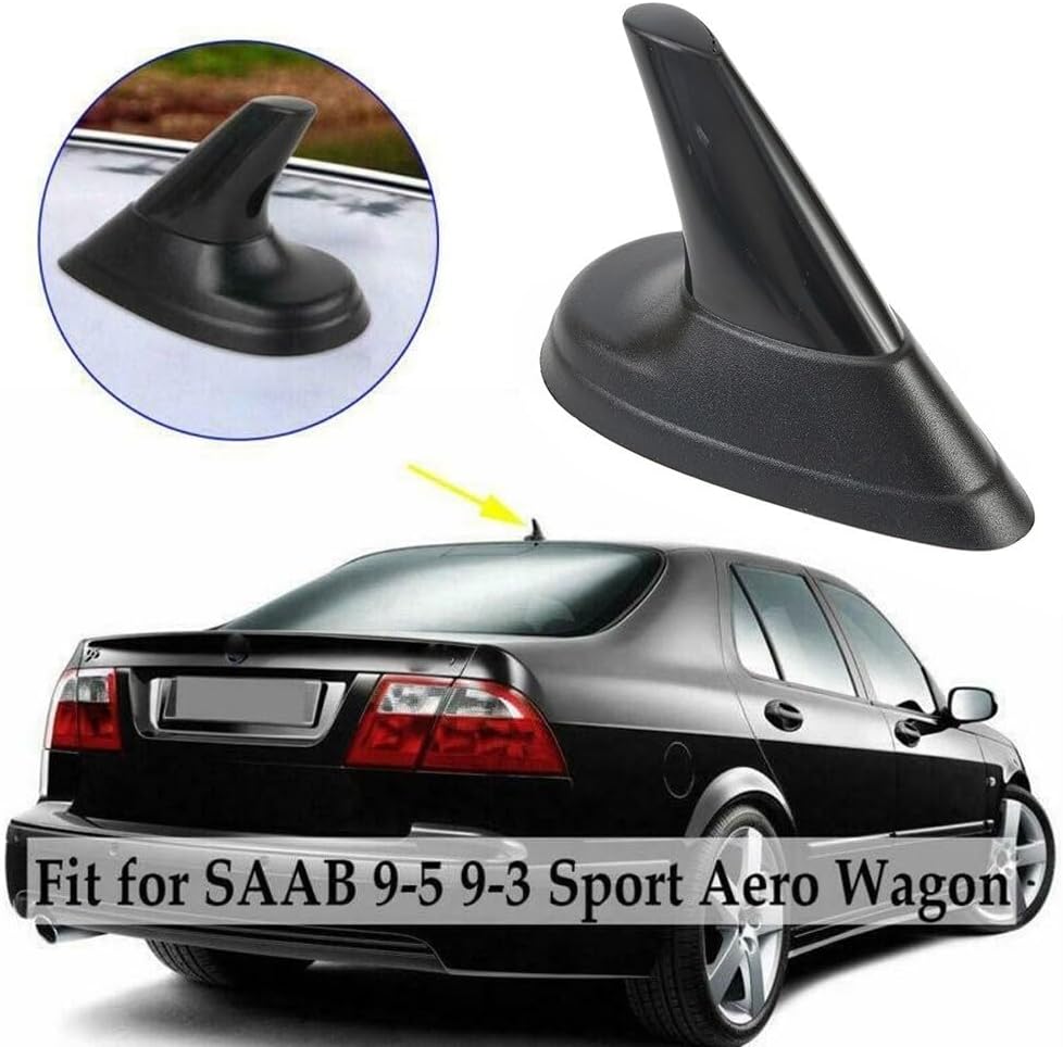 ya 6 8.24 baidi 1 set of black Look Fin aerial dummy antenna suitable for Saab 9-3 9-5 93 95 AERO components
