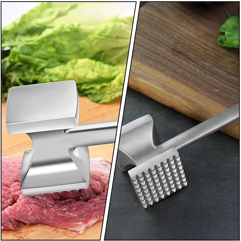 ya 14 9.20 baidi Meat Tenderizer Dual-sided Steak Pounder Mallet Tenderizing-1