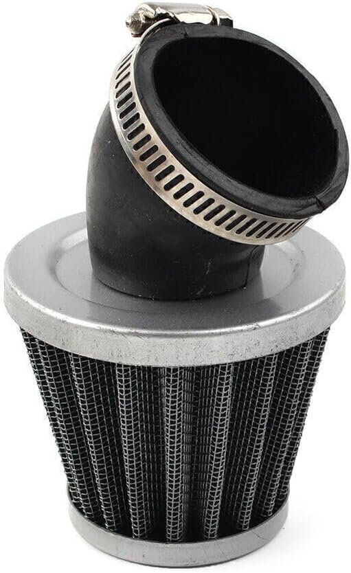 ya 10 9.16 zhengce 45mm Bent Neck Air Filter Dirt Pit Bike ATV Quad Motorbike GY6 Moped Scoote