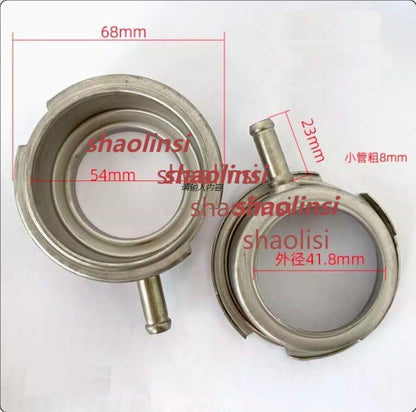 ya 5 8.10 1pc Radiator Water Tank Filler Neck Weld Stainless Steel Water Inlet for SEAT 68mm