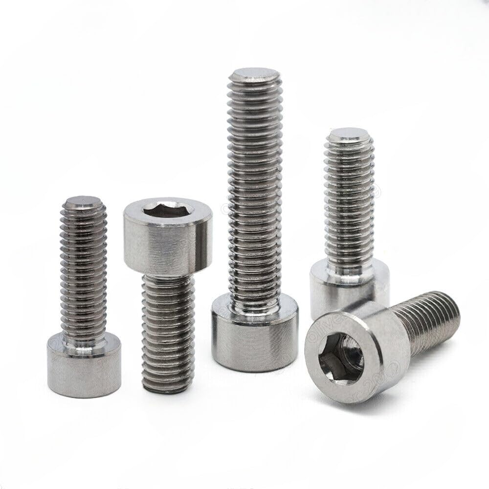 ya 16 10.20 baidi GR5 Titanium Allen Hex Socket Bolts Cap Head Screws M2 M2.5 M3 M4 M5 M6 M8-1