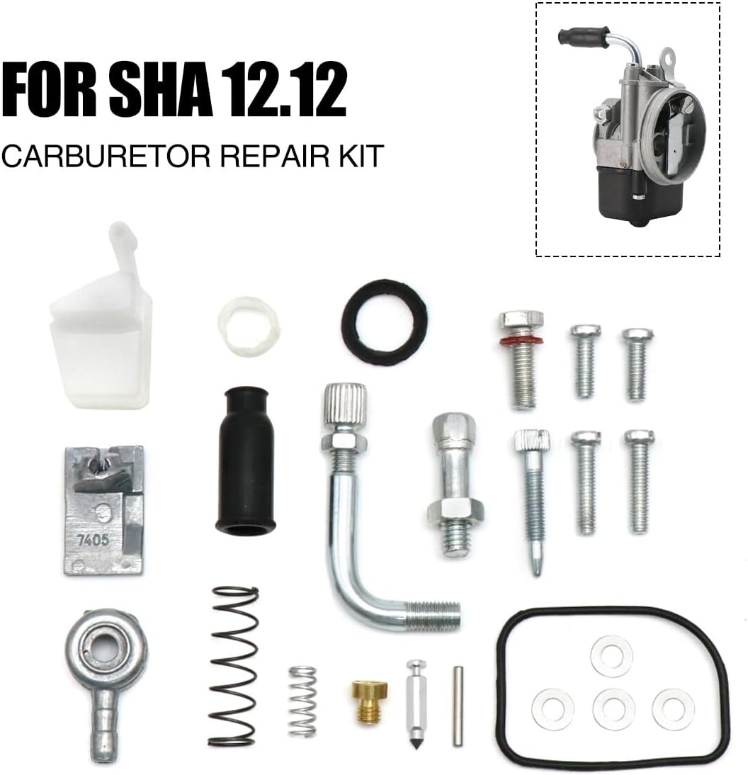 ya 2 8.15 Carburetor Repair Rebuild Kit For Dellorto SHA 12.12 PHBH PHBL PHVA PHBN Carb