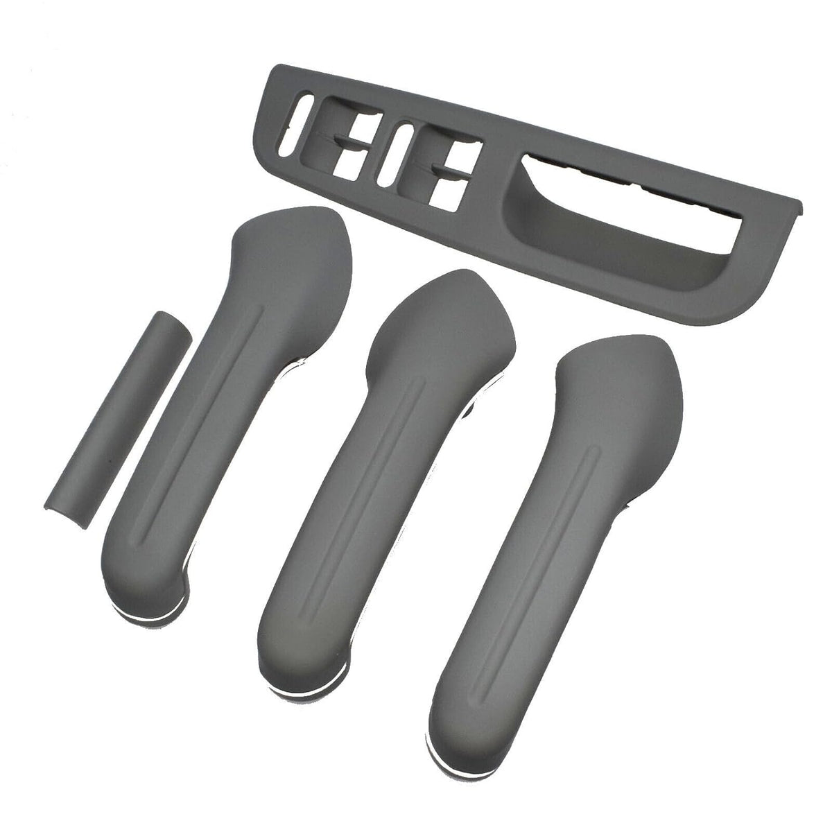 ya 4 8.8 Suitable for VW Golf MK4 Gray Interior Door Grab Handle Cover Switch Frame Decoration 5 Pieces