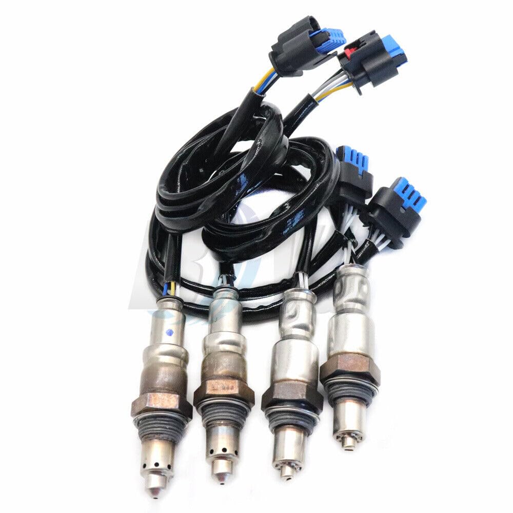 ya 5 8.24 baidi JL3A9G444AC JL3Z9G444A Set 4pcs Front&Rear O2 Oxygen Sensors for Ford F-150 5.0L