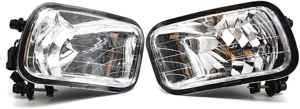 ya 4 8.10 PAIR Front Fog Light Lamps Clear Lens for Dodge for Ram 1500 2500 3500 2009-2012