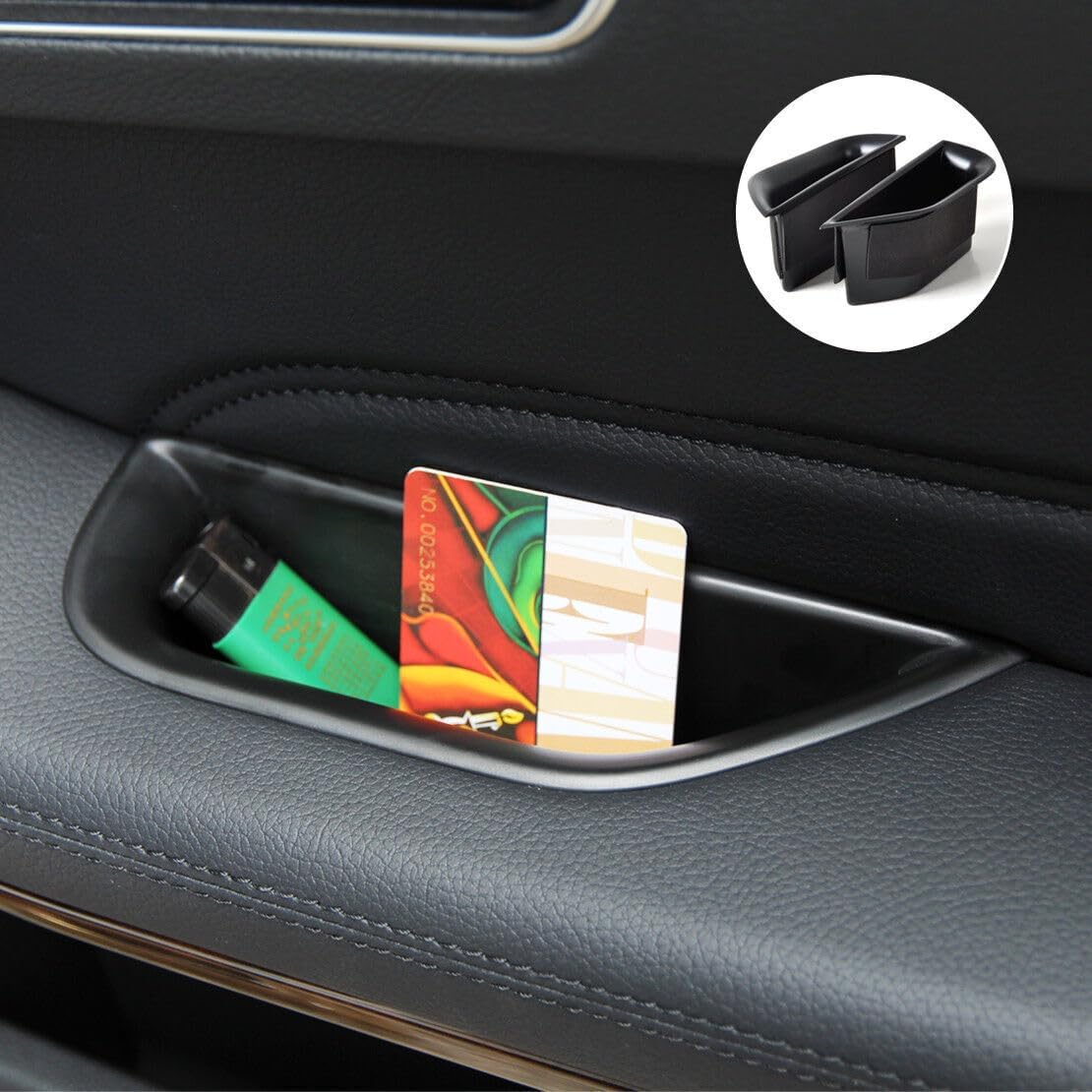 ya 11 9.14 zhengce 2pcs Front Door Handle Armrest Storage Box Bracket Fits for Mercedes E-Clas