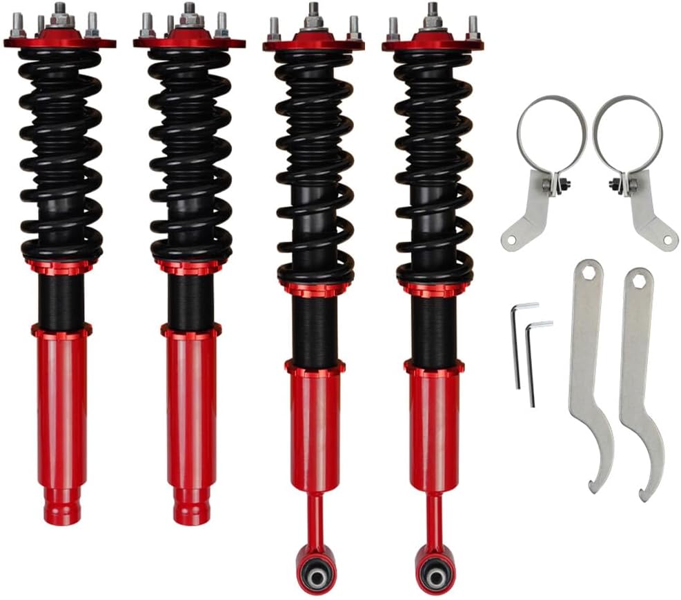 ya 10 9.16 baidi Coilovers Suspension Kit for 03-08 for Honda for Accord Adjustable Struts Shocks Red