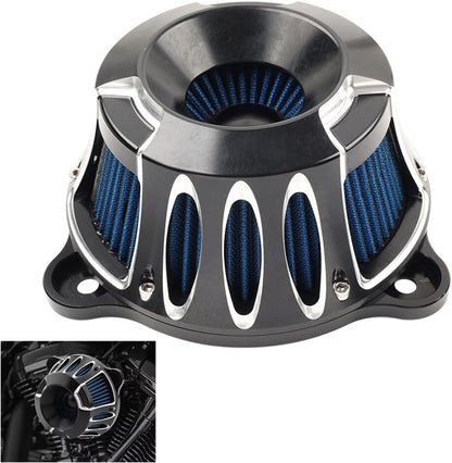 ya 5 8.10 Air Cleaner Intake Filter Kit for Harley Touring 2008-2016 Softail 2016-2017