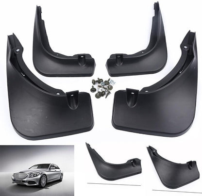 ya 4 8.10 4X Splash Guards Mud Flaps Fit 2014-2018 for Mercedes-Benz C Class Sedan W205