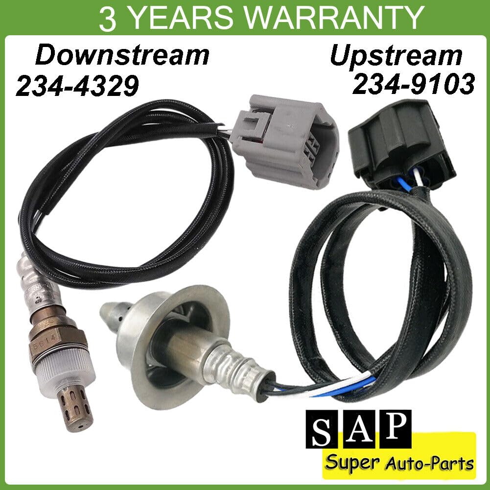 ya 4 8.8 Set of 2 Upstream & Downstream Oxygen Sensor Fits for Mazda 2 2011-2013 1.5L L4