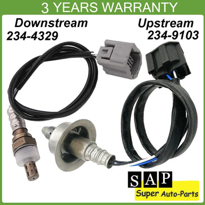 ya 4 8.8 Set of 2 Upstream & Downstream Oxygen Sensor Fits for Mazda 2 2011-2013 1.5L L4