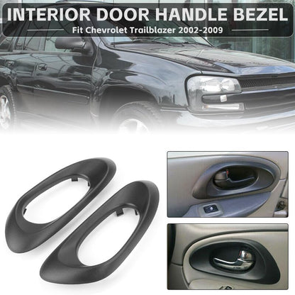 ya 10 9.16 baidi 2X Rear LH&RH Interior Door Handle Bezel for 2002-2009 for Chevrolet Trailblazer