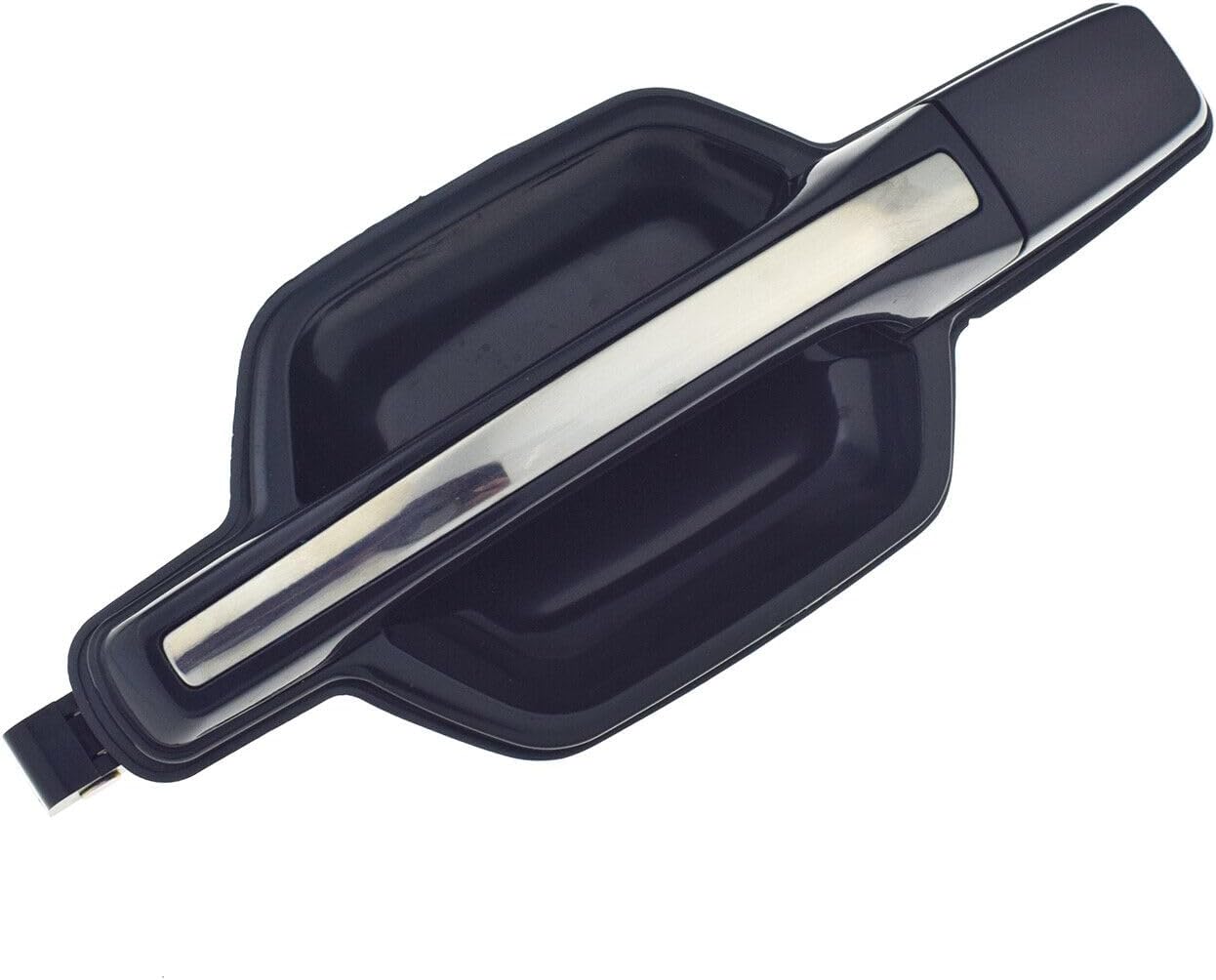 ya 4 8.8.2 Left Rear Door Exterior Handle Black and Chrome for 2001-06 for Mitsubishi Montero 