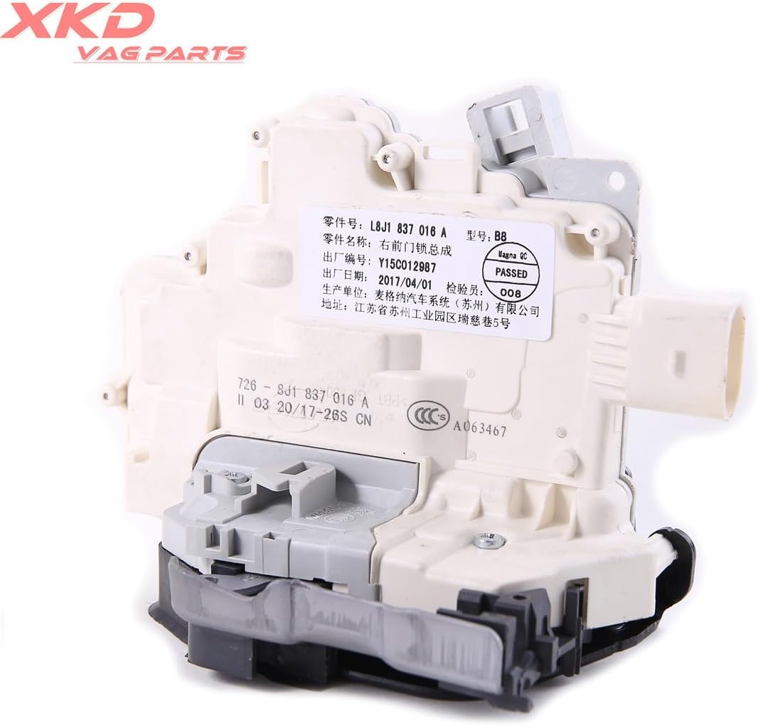 ya 11 9.14 baidiFront Right Door Lock Latch Actuator LHD for Audi A4 A5 Q5 Q7 TT for VW for Passat B6