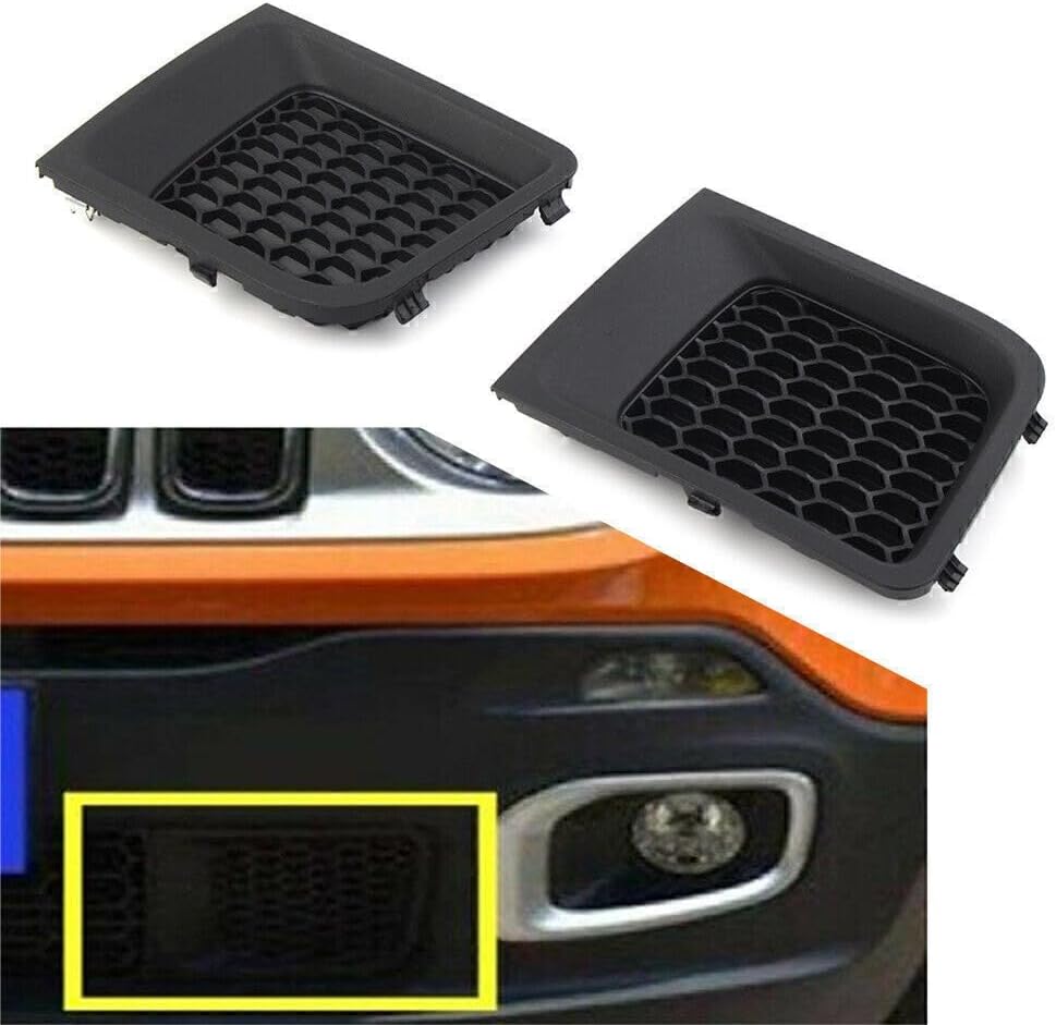 ya 4 8.14 Front Lower Bumper Grille Fit for Jeep Renegade Grill Bezel 5XB63LXHAA 2015-2017 16