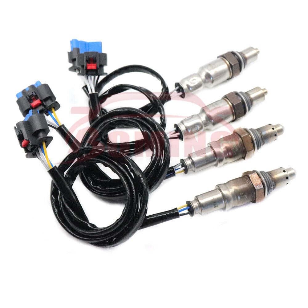 ya 4 8.14 4-Pack for Ford F-150 5.0L Front and Rear O2 Oxygen sensors JL3A9G444AC JL3Z9G444A