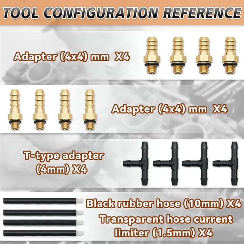 ya 23 10.7 baidi Carburetor Synchronizing Carb Synchrometer Tool Synchronizer Vacuum Gauge