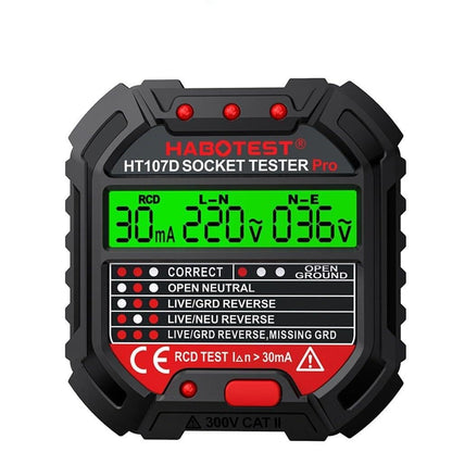 ya 16 10.20 baidi Outlet Tester Socket Tester Automatic Electric Circuit Polarity Voltage Detector