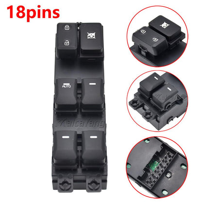 ya 9 10.24 18 Pin LHD Driver Passenger Suitable for Kia Picanto Morning 2011-2016 Power Window Switch -