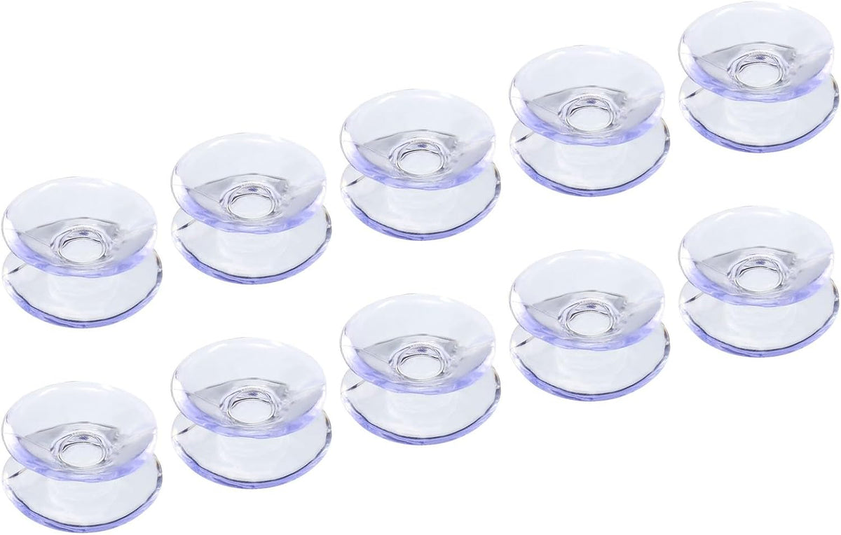 ya 26 10.21 baidi 30pcs Glass Table Top Spacers 20mm Dia. PVC Double Sided Suction Cup Wall Hanger