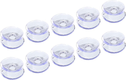 ya 26 10.21 baidi 30pcs Glass Table Top Spacers 20mm Dia. PVC Double Sided Suction Cup Wall Hanger