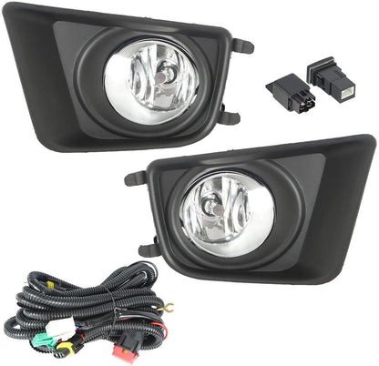 ya 9 10.24 Suitable for 2012-2015 for Toyota Tacoma fog light bumper driving light + switch + bulb clear -